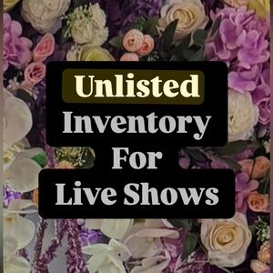 📣 UNLISTED LIVE SHOW LISTING 📣